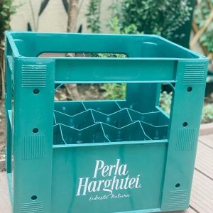 Naveta goala PVC reutilizabila pentru 12 sticle de 1 litru