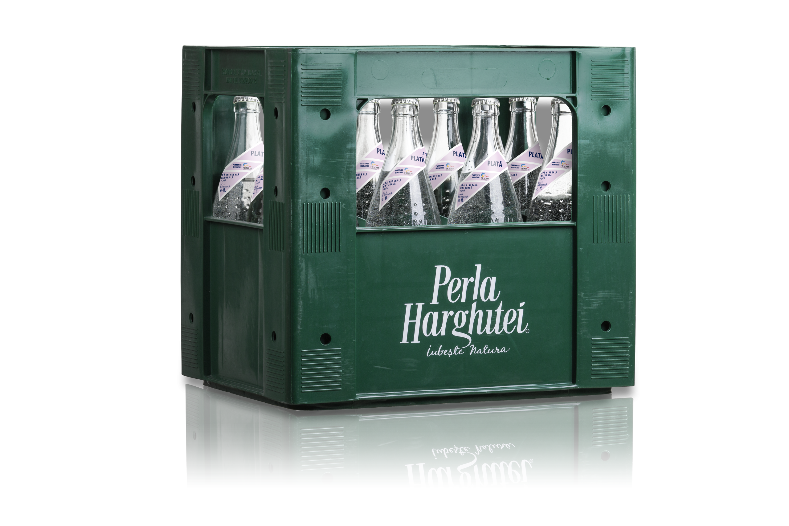 PERLA HARGHITEI naveta + 12 sticle + 12 litri apa plata