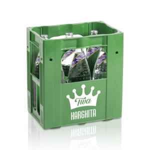 HARGHITA naveta + 6 sticle 1 litru apa carbogazificata