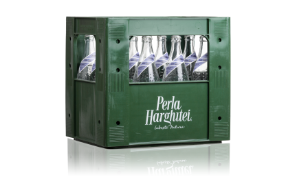 PERLA HARGHITEI naveta + 12 sticle 1 litru apa carbogazificata