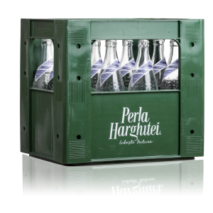 PERLA HARGHITEI naveta + 12 sticle 1 litru apa carbogazificata