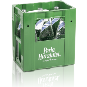 PERLA HARGHITEI naveta + 6 sticle 1 litru apa carbogazificata