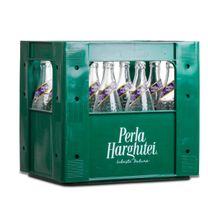 HARGHITA naveta + 12 sticle 1 litru apa carbogazificata