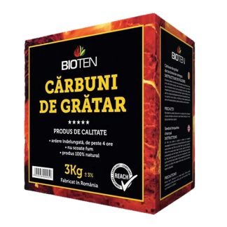 BIOTEN 3 kg carbune de gratar
